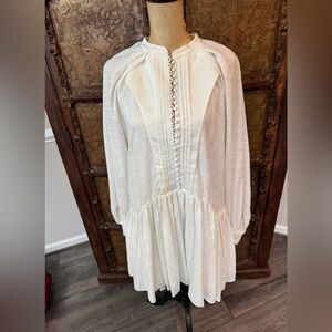 Acler White Eyelet Dress 10